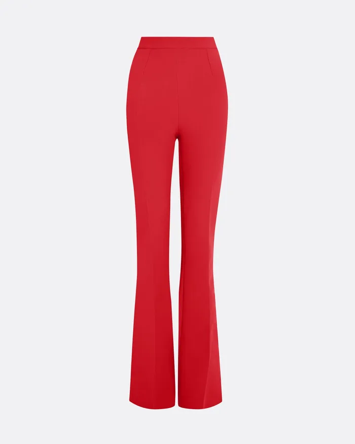 Trousers Alexa Crimson Trousers Crimson Safiyaa Women