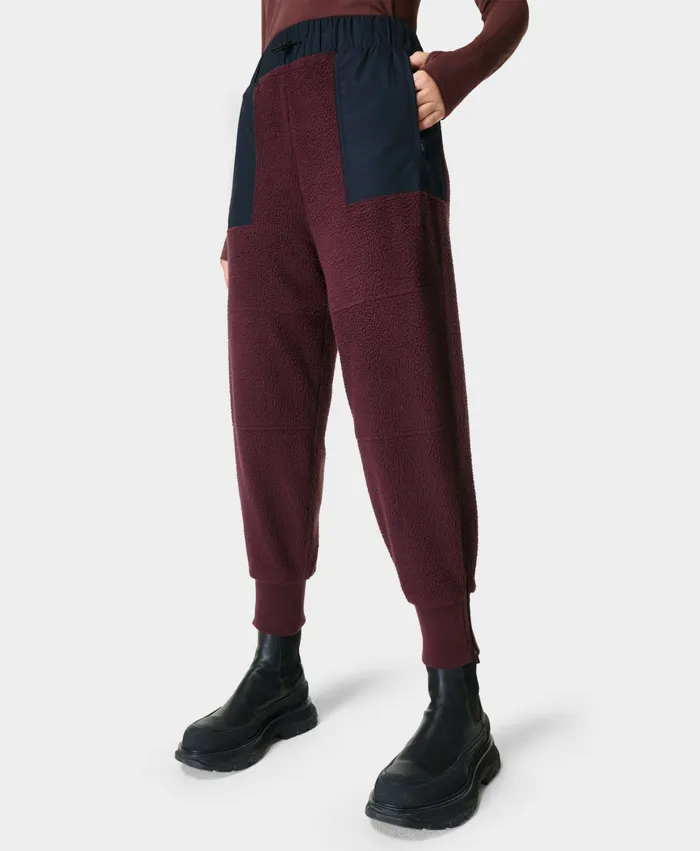 Trousers Norse Sherpa Trouser Plum Red Sweaty Betty Women