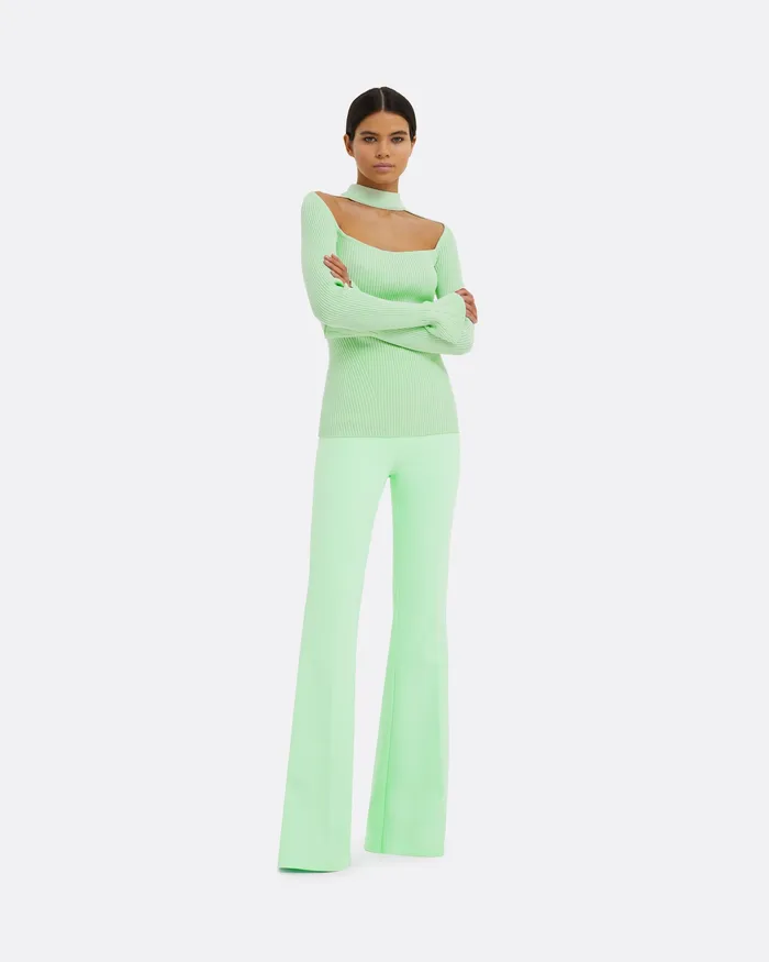 Trousers Safiyaa Women Halluana Brook Green Trousers Brook Green