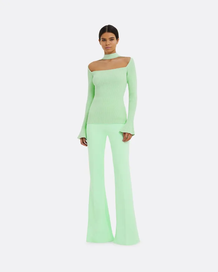 Trousers Safiyaa Women Halluana Brook Green Trousers Brook Green