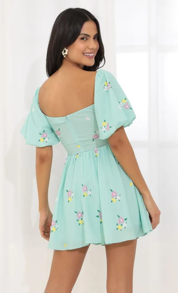 Tummy Cutout Dress Green Women LUCY IN THE SKY Mini Dresses Tummy Cutout Dress Green Women LUCY IN THE SKY Mini Dresses