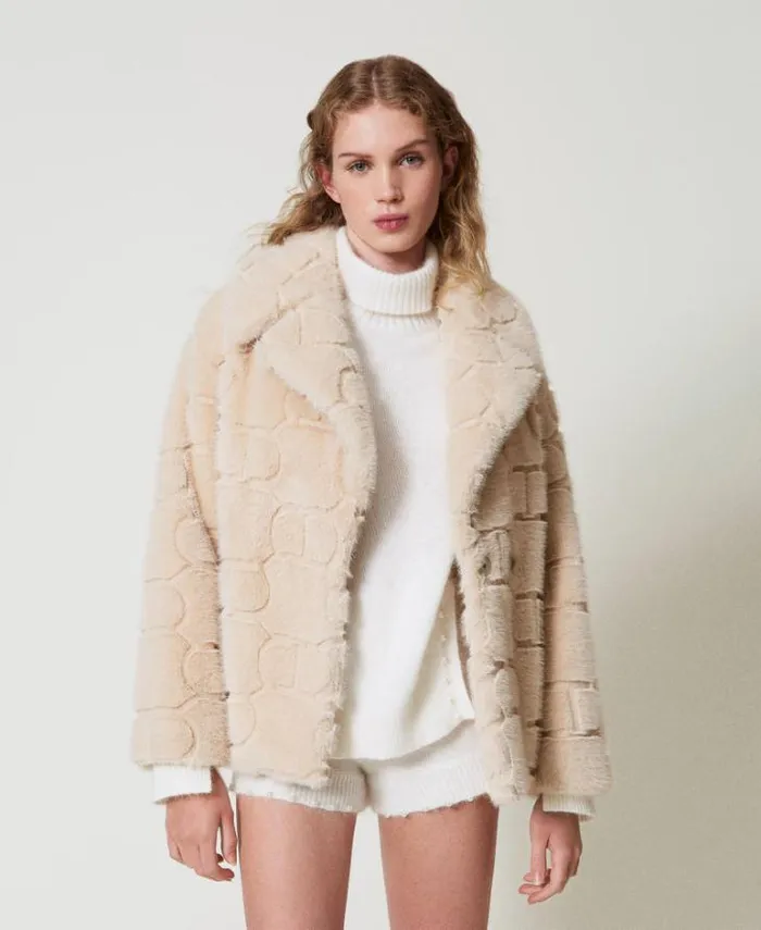Twinset Shorts Angora Blend Knit Shorts With Pearls White Snow 8211 Clothing