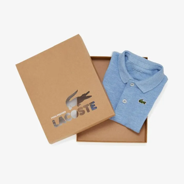 Underwear and Socks Kids Lacoste Babies039 Organic Cotton Piqu Onesie Box Set Blue Fts