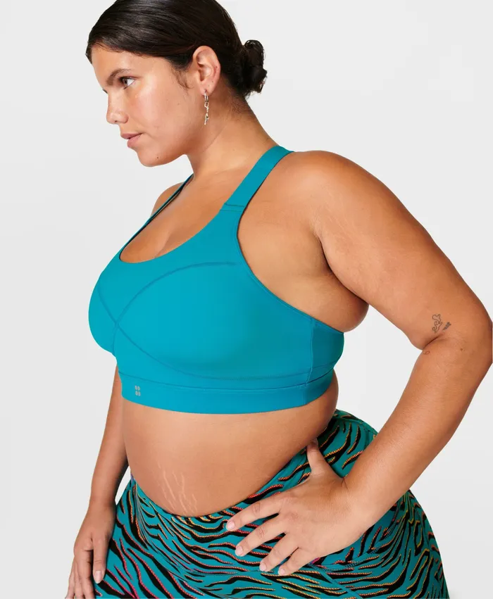 Underwear Power Medium Support Sports Bra Future Blue 8211 Sweaty Betty Women