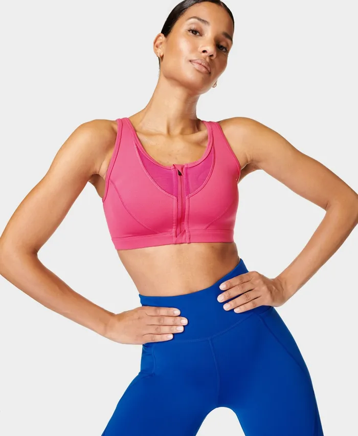 Underwear Sweaty Betty Women Power Icon Train Bra Punk Pink