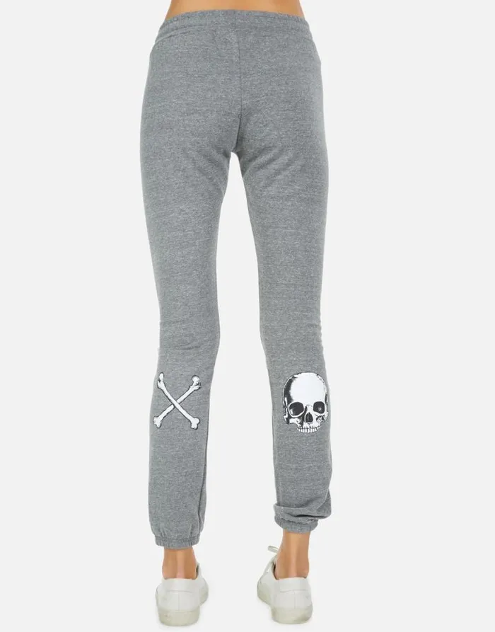 Uri Bone Diamond Heather Grey Women Lauren Moshi Long Sweatpants