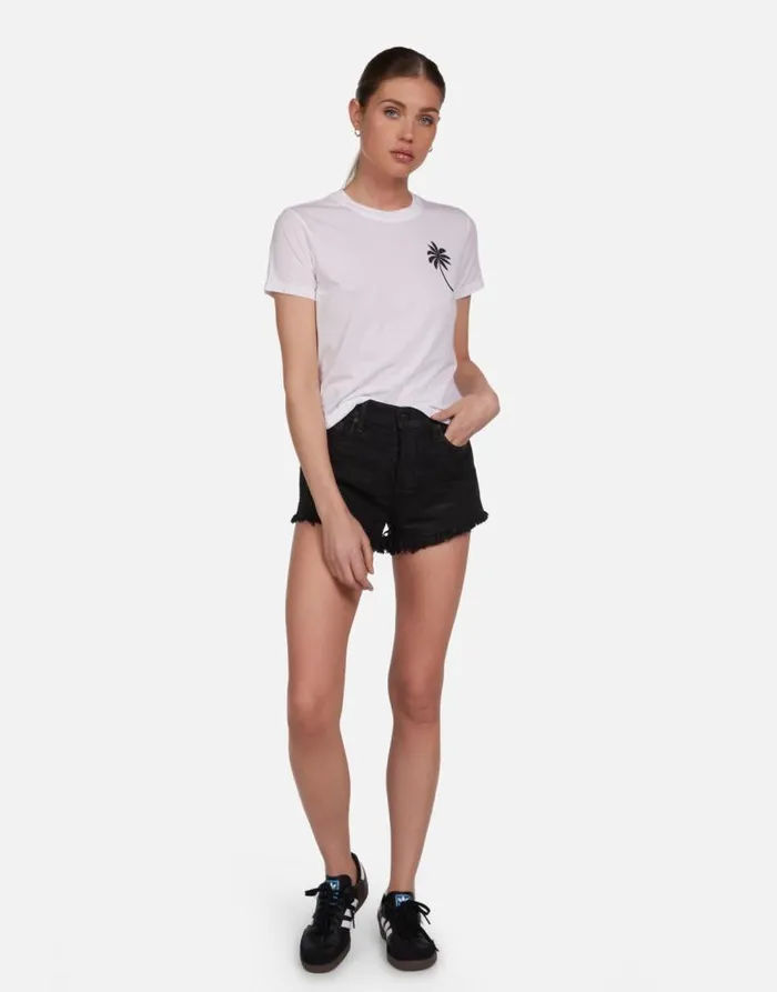 Ursula Tropical Shark White Women Lauren Moshi Short Sleeve