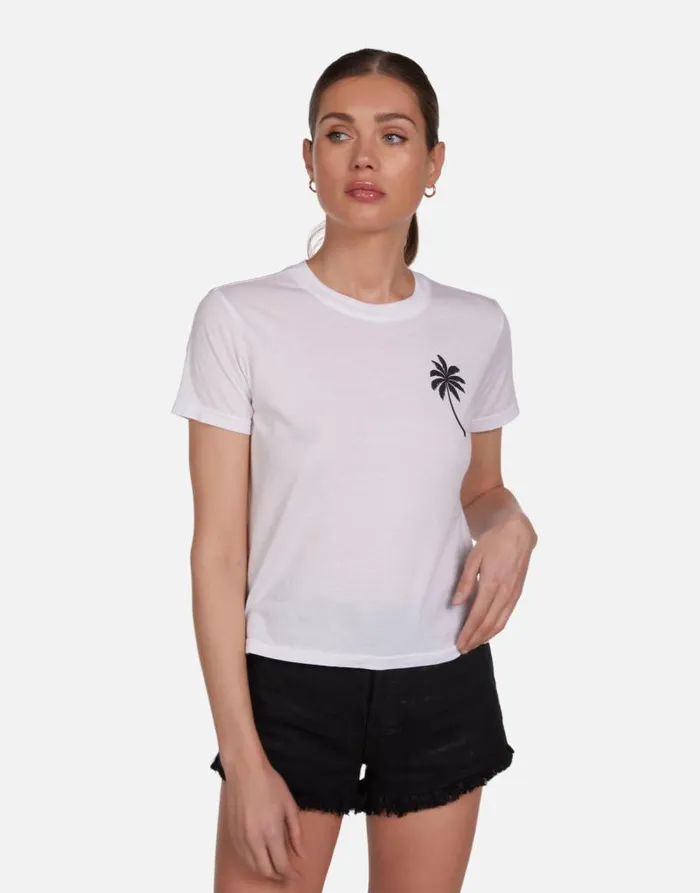 Ursula Tropical Shark White Women Lauren Moshi Short Sleeve