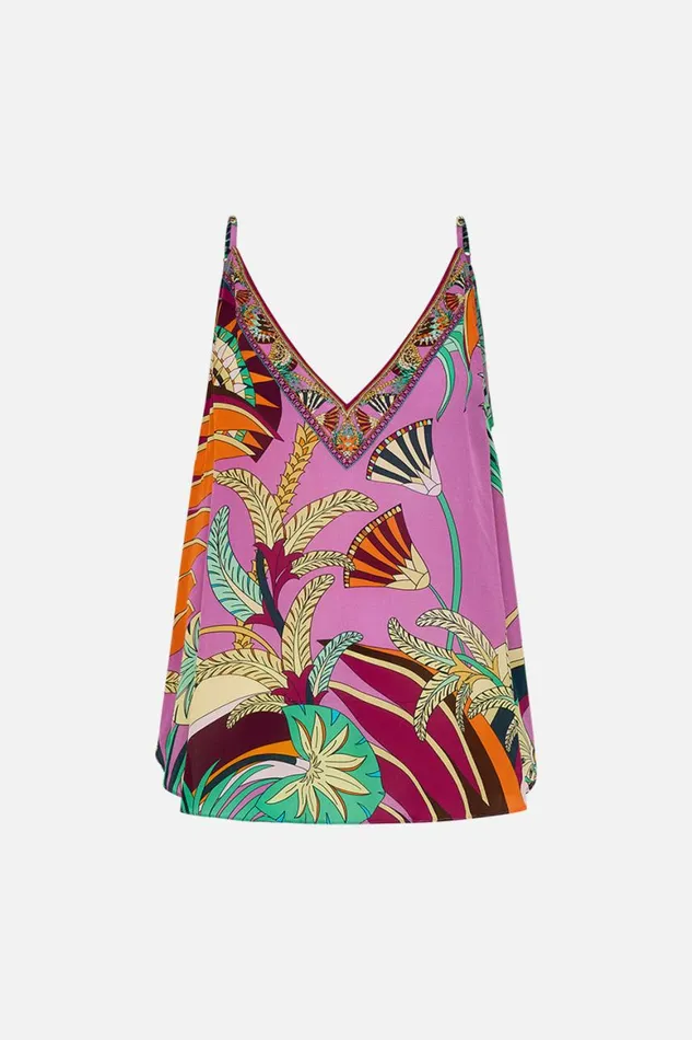 V NECK CAMI GIZA GODDESS Giza Goddess Womens Camilla Cami Tops
