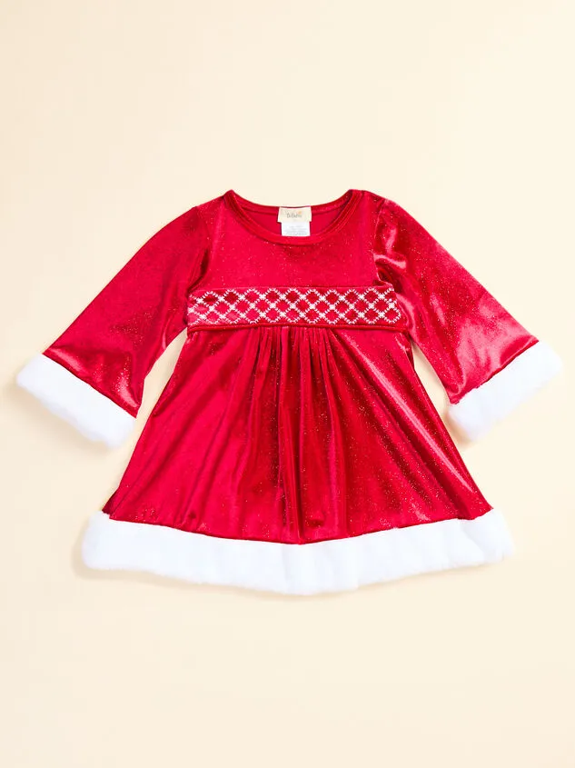 Velvet Santa Toddler Dress Red Girl Altar039d State Dresses