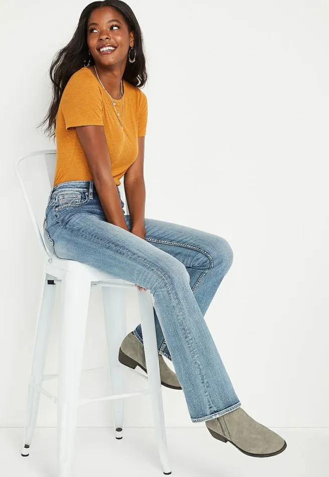 Vigoss Flare Mid Rise Jean Women Maurices Jeans