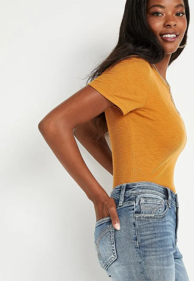Vigoss Flare Mid Rise Jean Women Maurices Jeans
