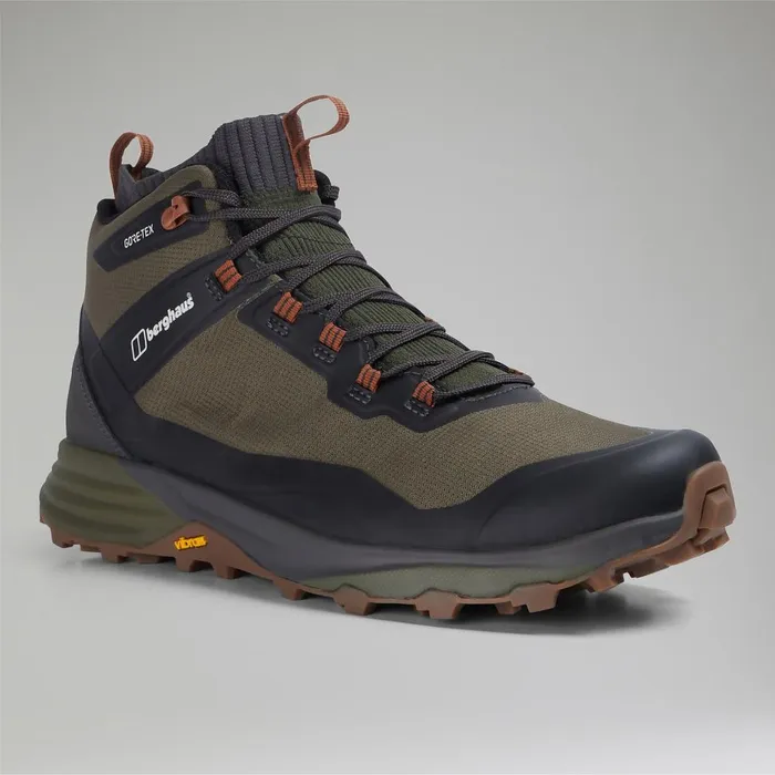 Walking Boots Men Berghaus VC22 Mid GTX 8211 Dark BrownDark Green