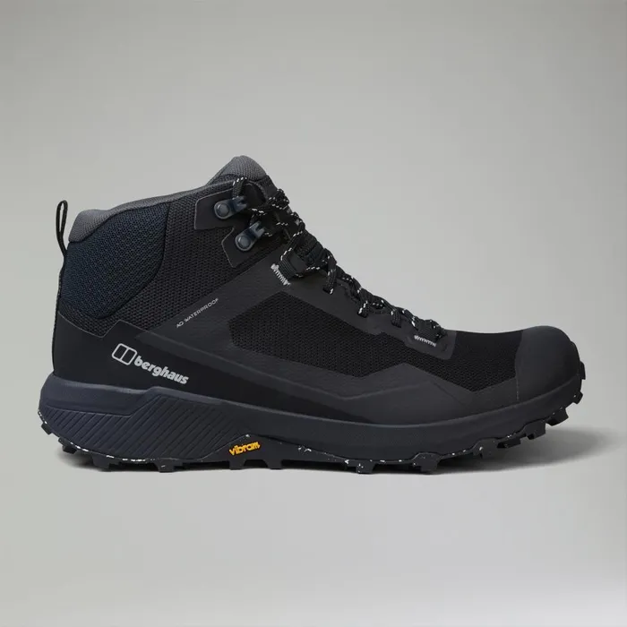 Walking Shoes Men Berghaus Revolute Active Mid Shoe BlackGrey