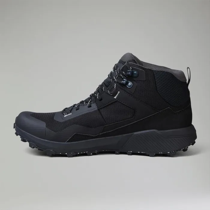 Walking Shoes Men Berghaus Revolute Active Mid Shoe BlackGrey Walking Shoes Men Berghaus Revolute Active Mid Shoe BlackGrey