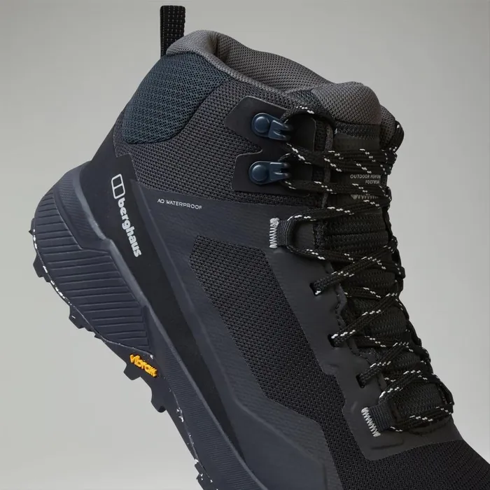 Walking Shoes Men Berghaus Revolute Active Mid Shoe BlackGrey Walking Shoes Men Berghaus Revolute Active Mid Shoe BlackGrey