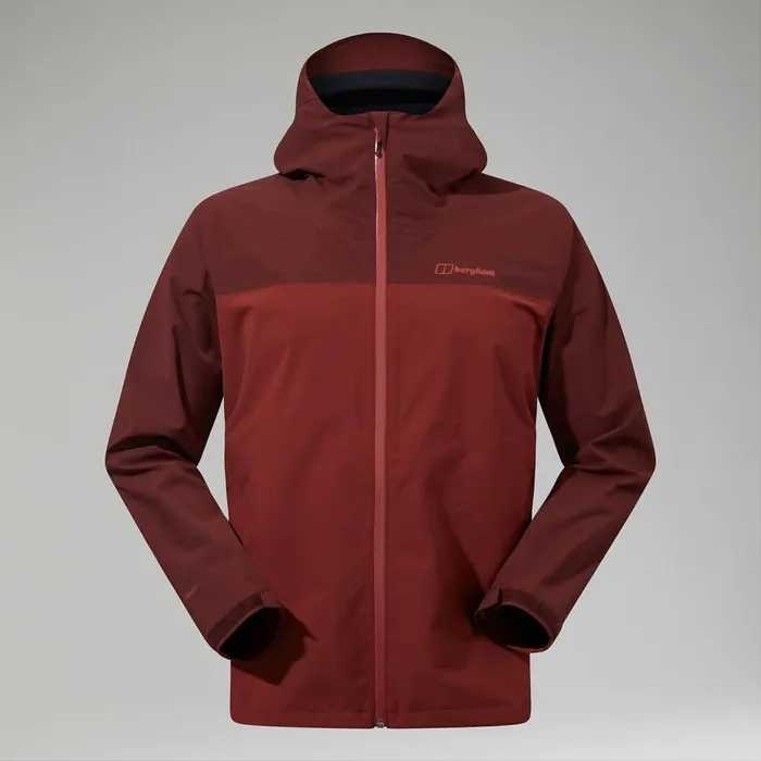 Waterproof Men Berghaus Arnaby Hooded Waterproof Jacket 8211 Brown