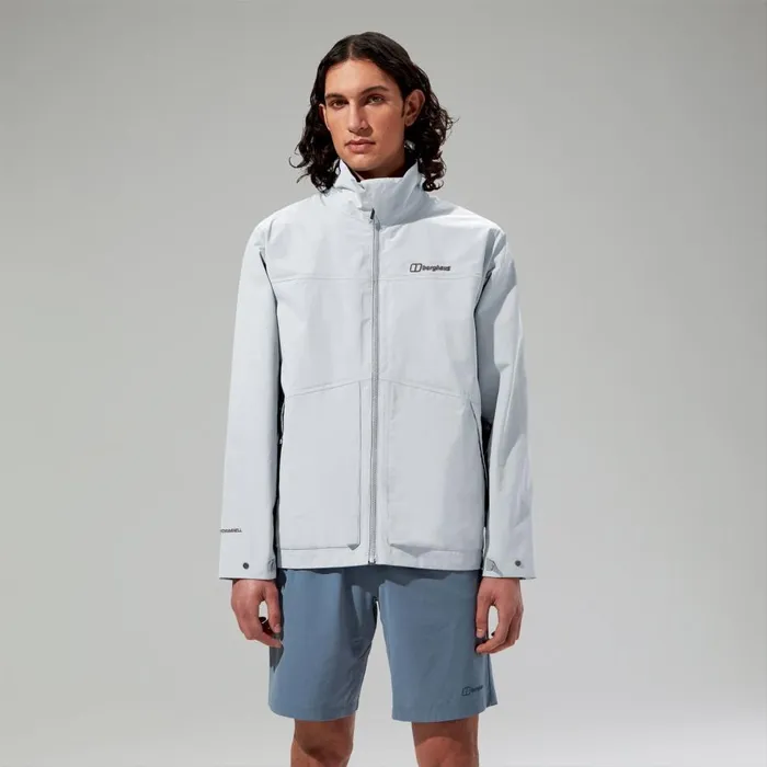 Waterproof Men Berghaus Woodwalk Waterproof Jacket Grey