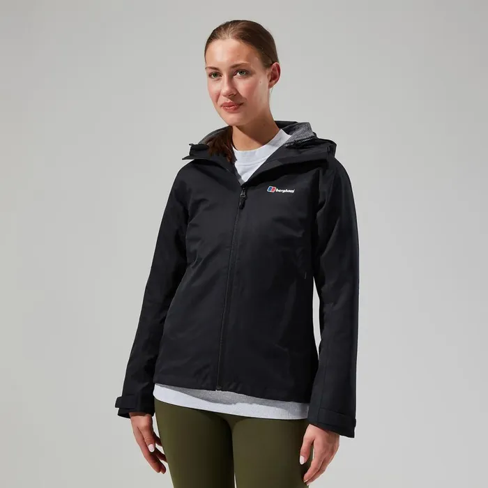 Waterproof Women Berghaus Fellmaster Gemini 3in1 Jacket 8211 Black