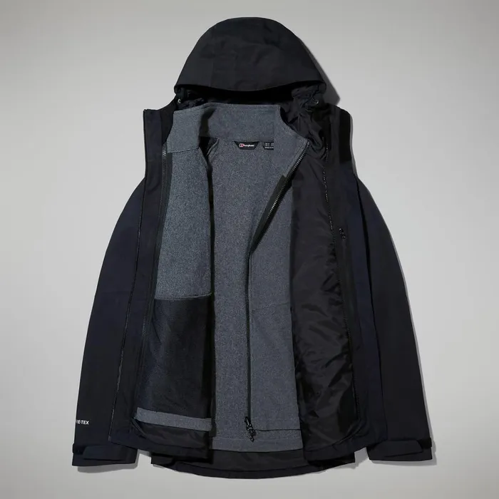 Waterproof Women Berghaus Fellmaster Gemini 3in1 Jacket 8211 Black