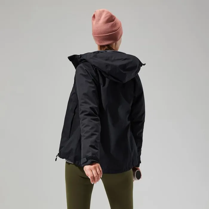 Waterproof Women Berghaus Fellmaster Gemini 3in1 Jacket 8211 Black