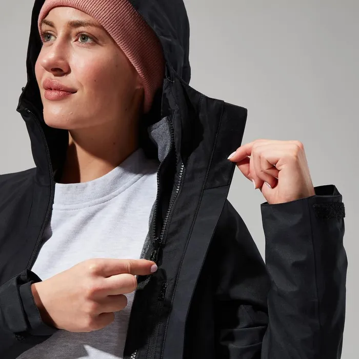 Waterproof Women Berghaus Fellmaster Gemini 3in1 Jacket 8211 Black