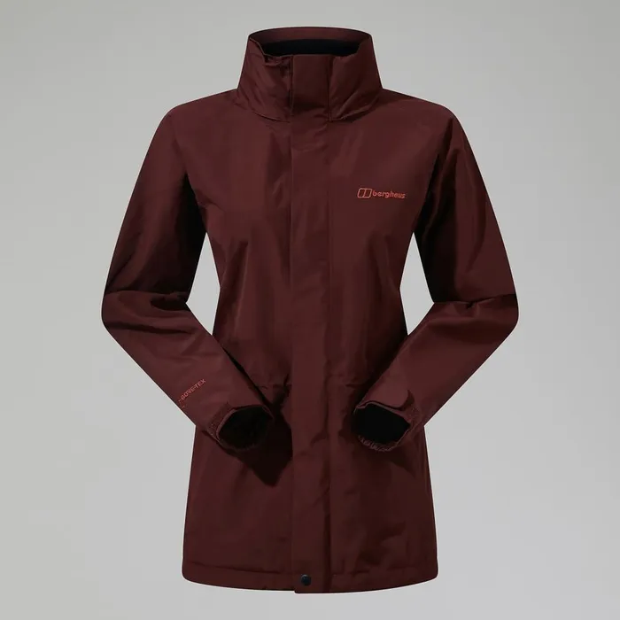 Waterproof Women Berghaus Glissade InterActive Waterproof Jacket 8211 Brown