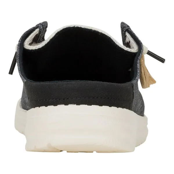 Wendy Slip Cottage Crochet BlackMulti Apparel Mules heydude