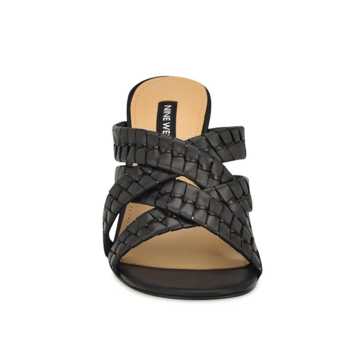 Wenea Strappy Heeled Slide Sandals Black Women Nine West Sandals Wenea Strappy Heeled Slide Sandals Black Women Nine West Sandals