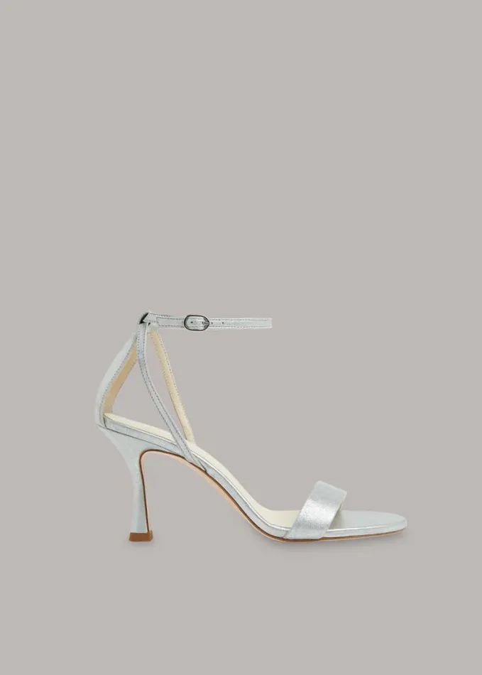 Whistles Allie Wedding Sandal Silver Women Bridesmaids