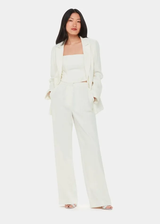 Whistles Andie Wedding Blazer Ivorymulti Women Coats and Jackets