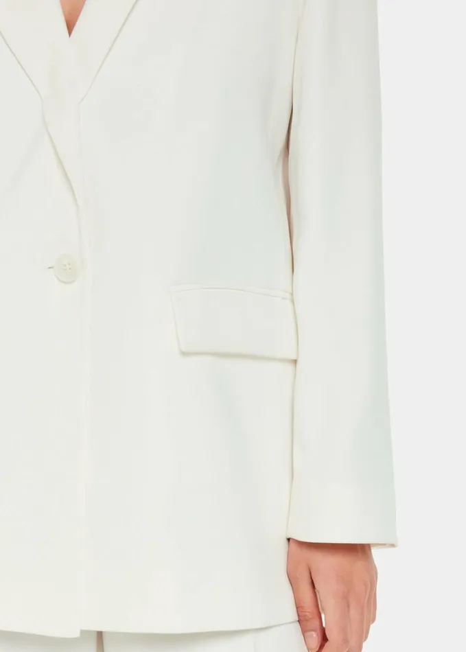 Whistles Andie Wedding Blazer Ivorymulti Women Coats and Jackets