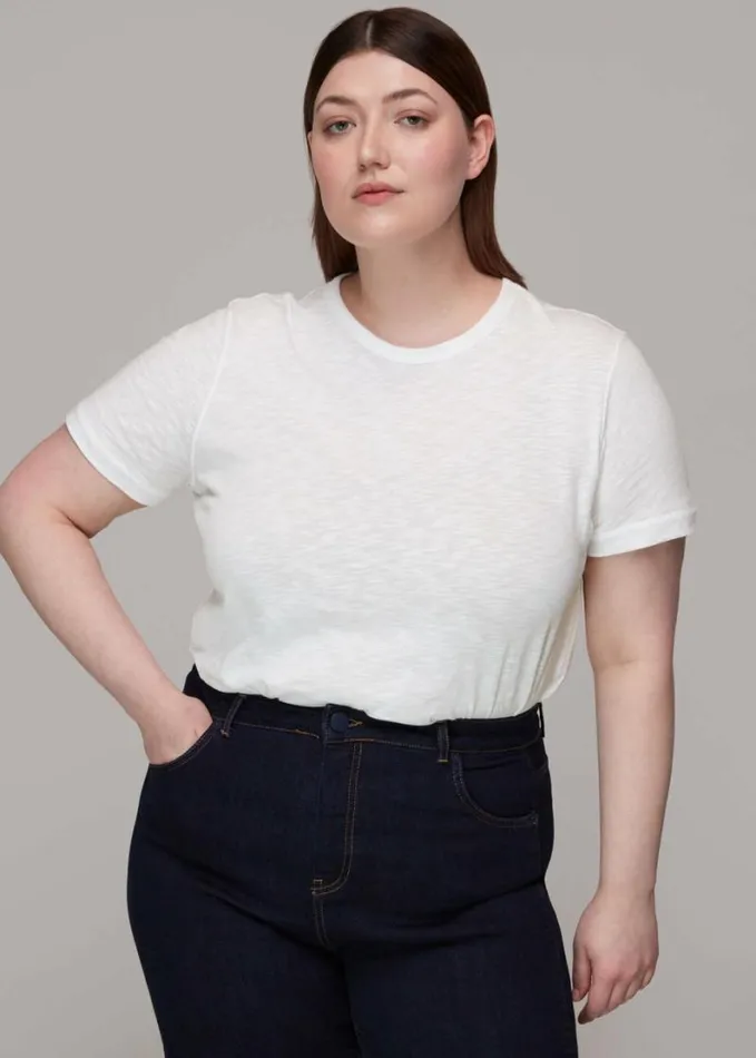 Whistles Emily Ultimate TShirt White Women TShirts