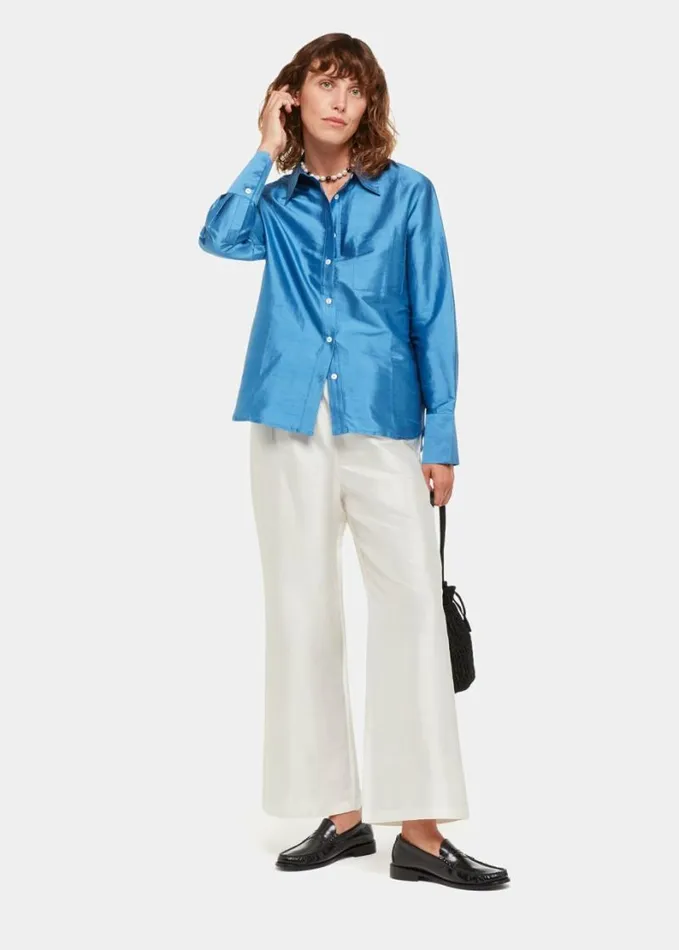 Whistles Hai Lara Trouser Ivory Women Pants