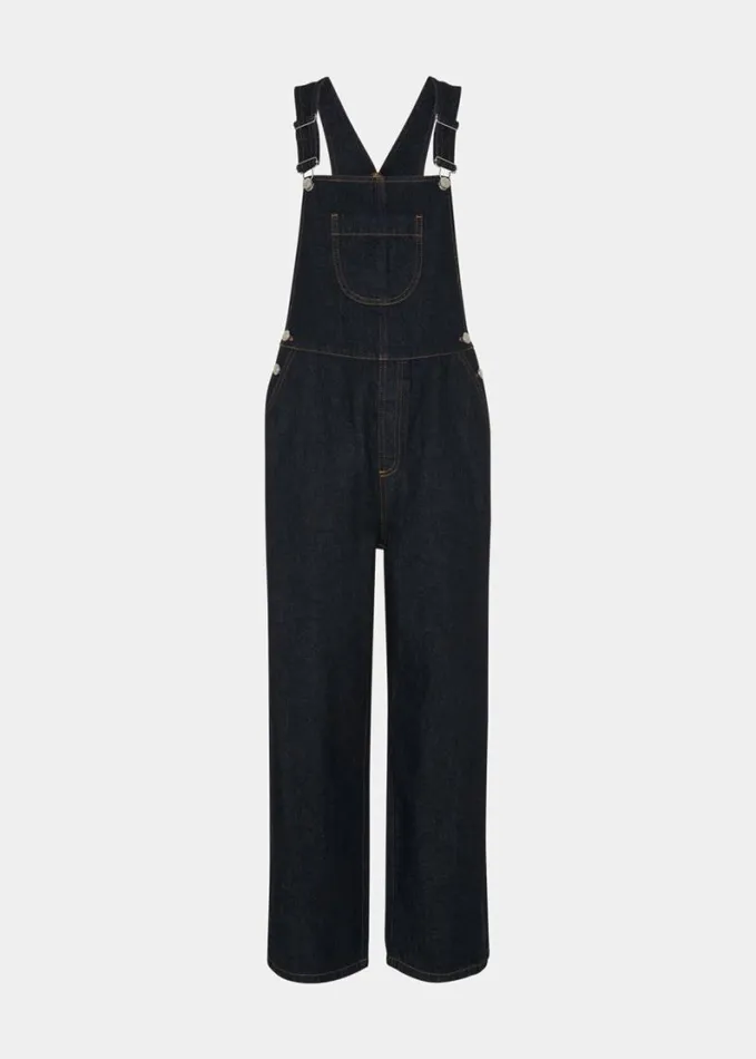 Whistles Leni Dungaree Dark Denim Women Jumpsuits