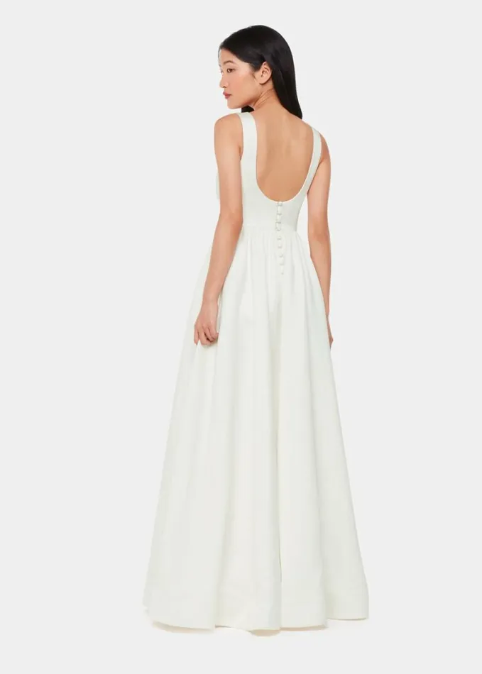 Whistles Lettie Wedding Dress Ivory Women Dresses
