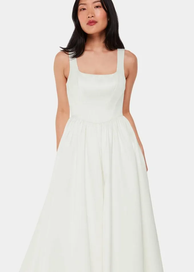 Whistles Lettie Wedding Dress Ivory Women Dresses