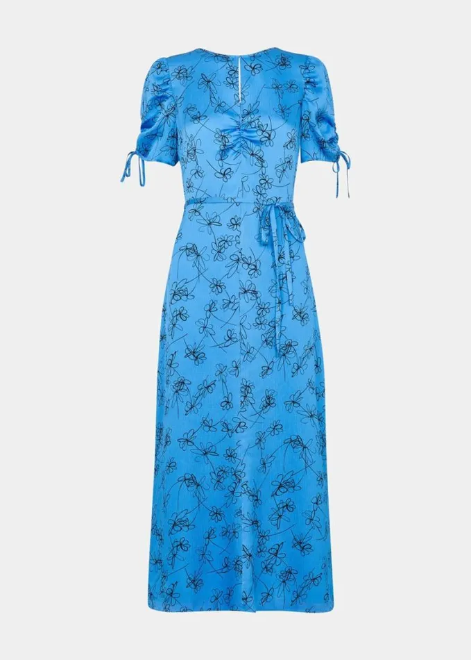 Whistles Petite Aurelie Scribble Daisy Dress Bluemulti Women Petite Dresses and Jumpsuits Whistles Petite Aurelie Scribble Daisy Dress Bluemulti Women Petite Dresses and Jumpsuits