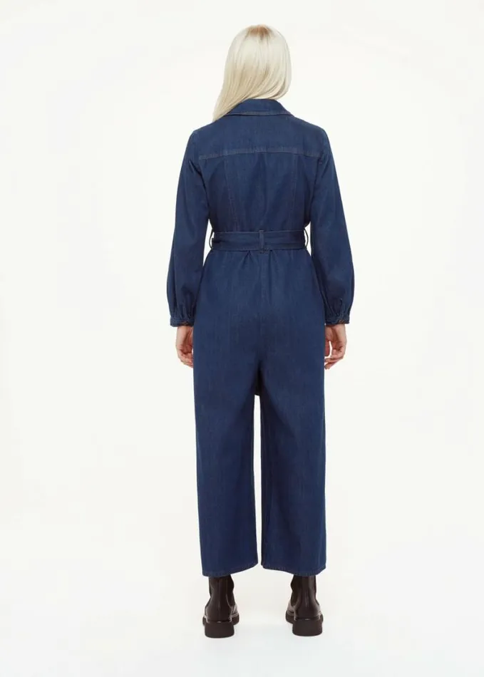 Whistles Petite Joni Denim Belted Jumpsuit Denim Women Petite Dresses and Jumpsuits Whistles Petite Joni Denim Belted Jumpsuit Denim Women Petite Dresses and Jumpsuits