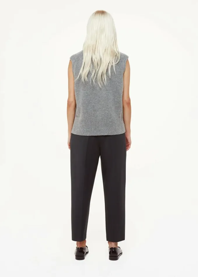 Whistles Petite Lila Ponte Trouser Black Women Petite Pants and Jeans