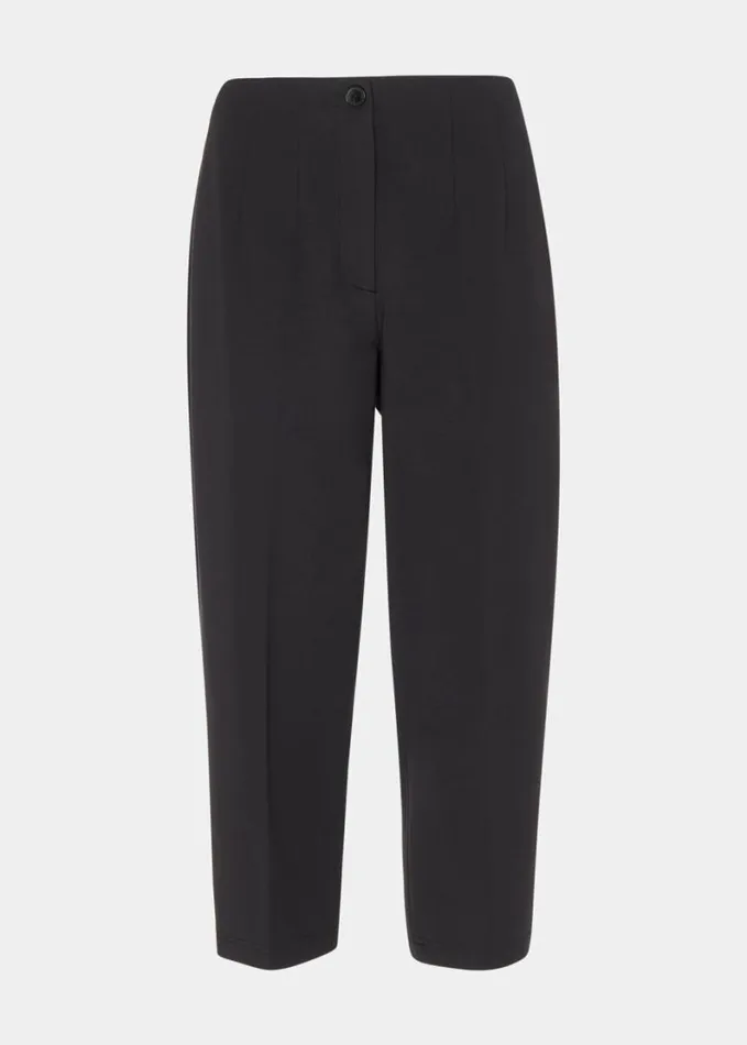 Whistles Petite Lila Ponte Trouser Black Women Petite Pants and Jeans