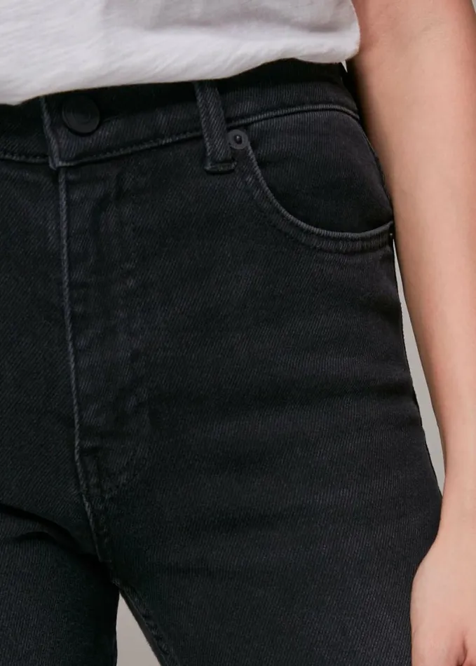 Whistles Stretch Sculpted Skinny Jean Black Women Jeans