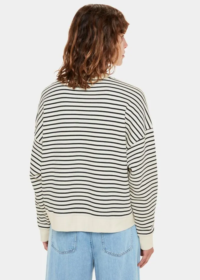 Whistles Stripe Sweat Ivorymulti Women Tops