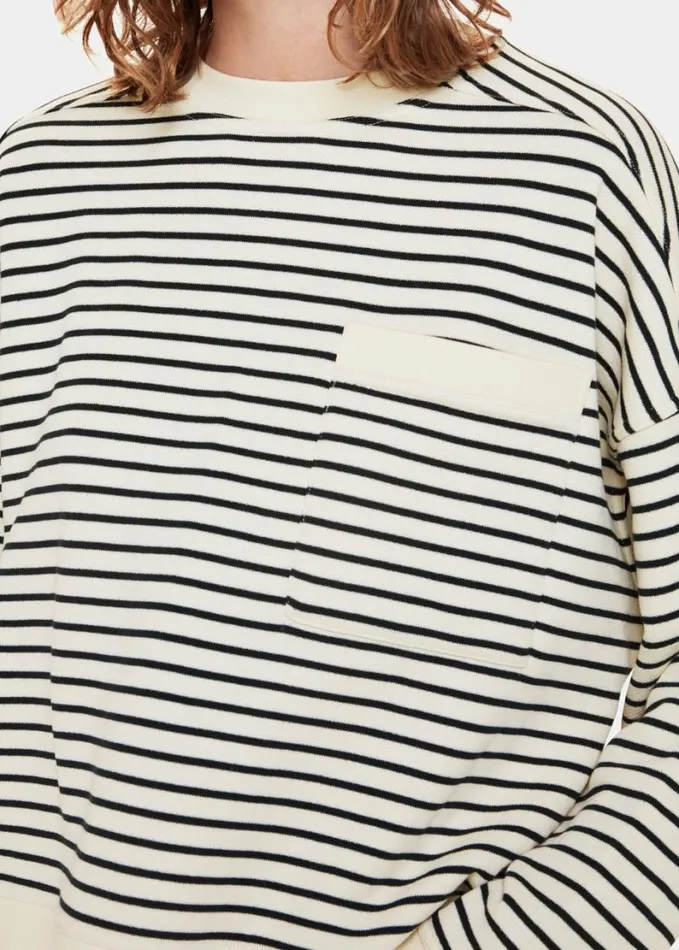 Whistles Stripe Sweat Ivorymulti Women Tops