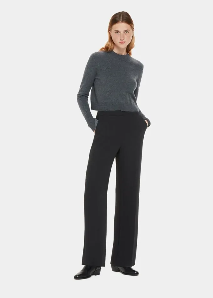 Whistles Ultimate Full Length Trouser Black Women Pants