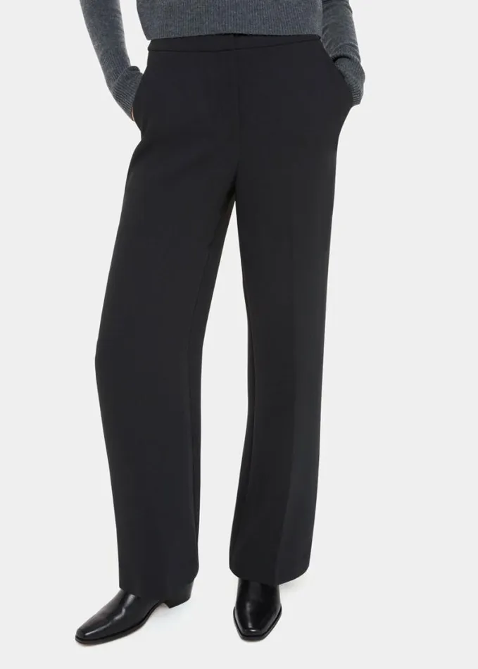 Whistles Ultimate Full Length Trouser Black Women Pants