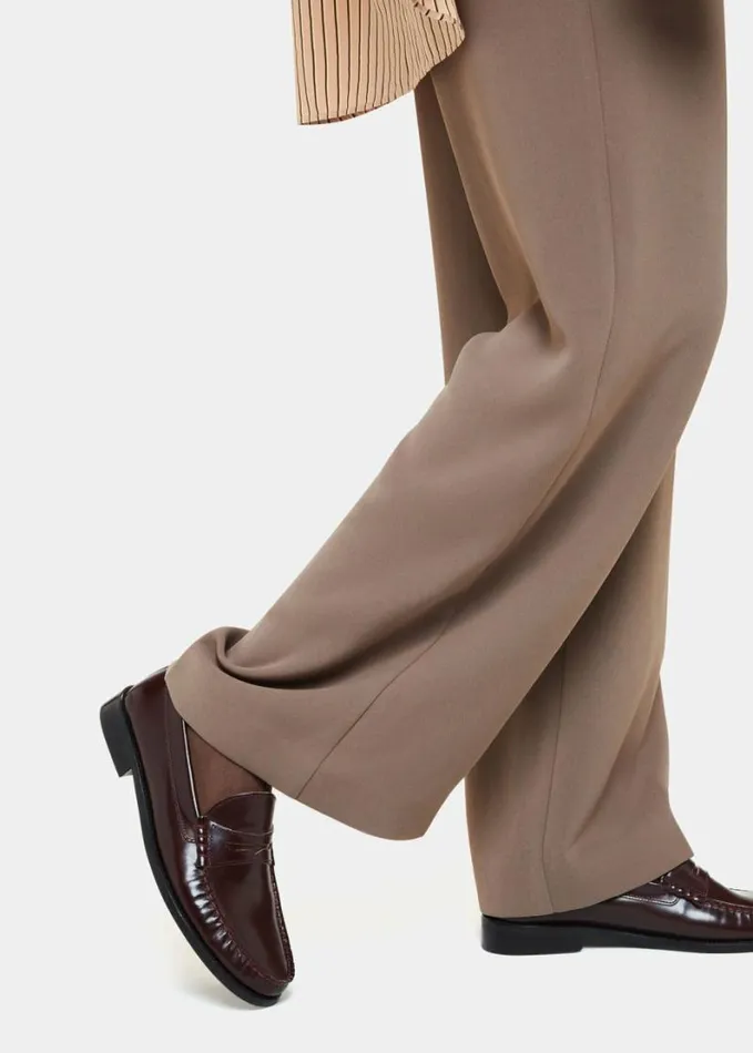 Whistles Ultimate Full Length Trouser Taupe Women Pants