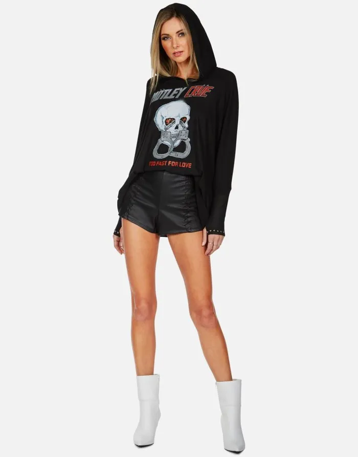 Wilma Too Fast For Love Black Women Lauren Moshi Hoodies