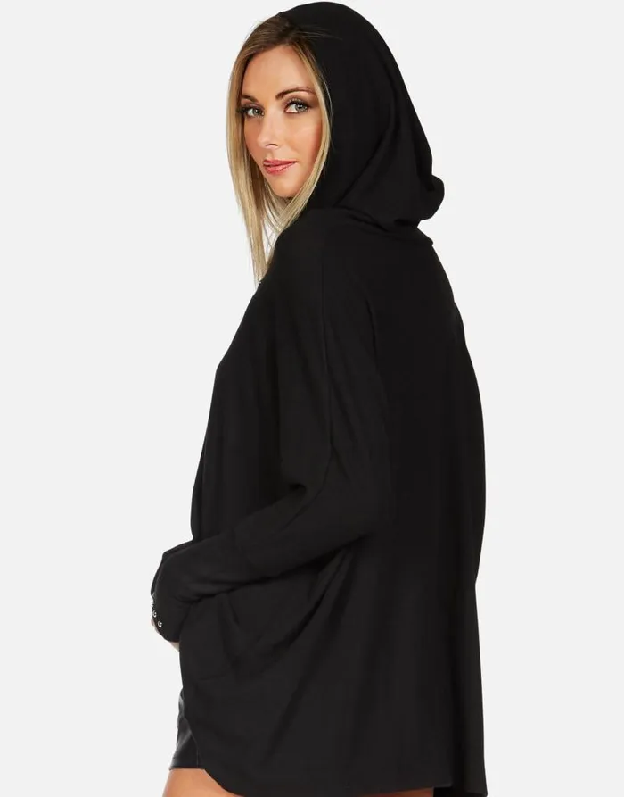 Wilma Too Fast For Love Black Women Lauren Moshi Hoodies