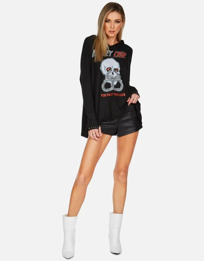 Wilma Too Fast For Love Black Women Lauren Moshi Hoodies
